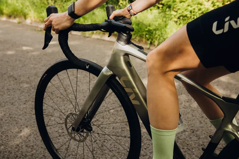 Liv Avail Advanced E+ Elite 2 E-Road Bike In Golden Haze-6